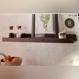 Threshold Black Finish Picture Ledge x2 NWT